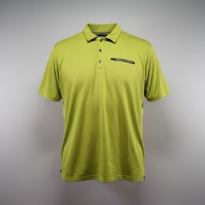 Eddie Bauer FreeDry Green Performance Polo Shirt Men’s Large L